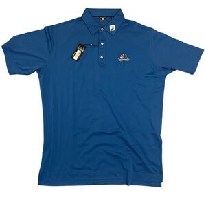 FootJoy x NBC Sports Polo Shirt - Men’s Size XL - Performance Golf Polo (Blue)